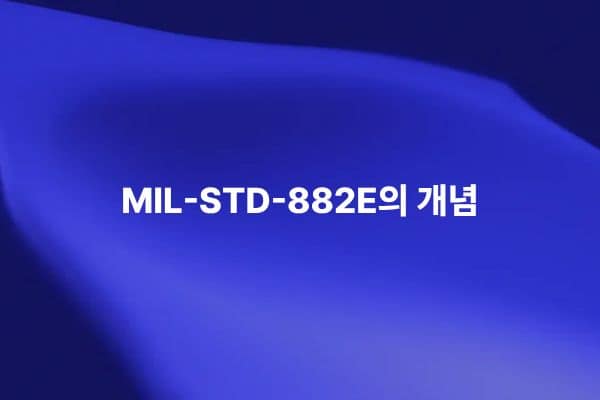 MIL-STD-882E 기준에 따라 시스템 안전성 분석과 위험 평가 프로세스를 설명하는 썸네일 이미지