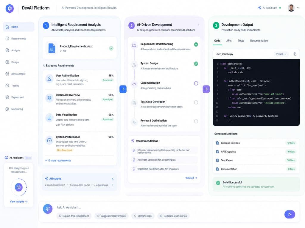 Jama Software의 AI 기반 개발, 맞춤형 워크플로, 엔드투엔드 추적성을 보여주는 이미지